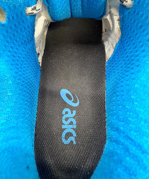 asics（アシックス）asics (アシックス) スニーカー シルバー×ブルー サイズ:SIZE 25cmの古着・服飾アイテム