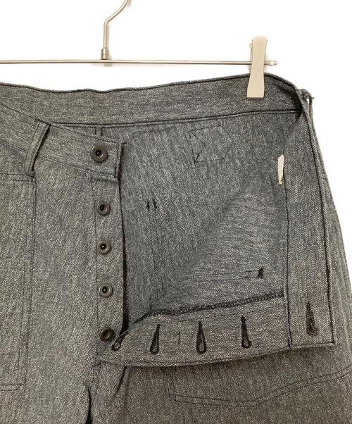 CUSHMAN（クッシュマン）CUSHMAN (クッシュマン) ヘリンボーンベイカーパンツ グレー サイズ:W36L34の古着・服飾アイテム