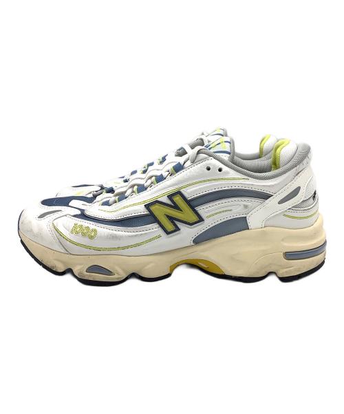 NEW BALANCE（ニューバランス）NEW BALANCE (ニューバランス) ローカットスニーカー ブルー×ホワイト サイズ:27.5㎝の古着・服飾アイテム