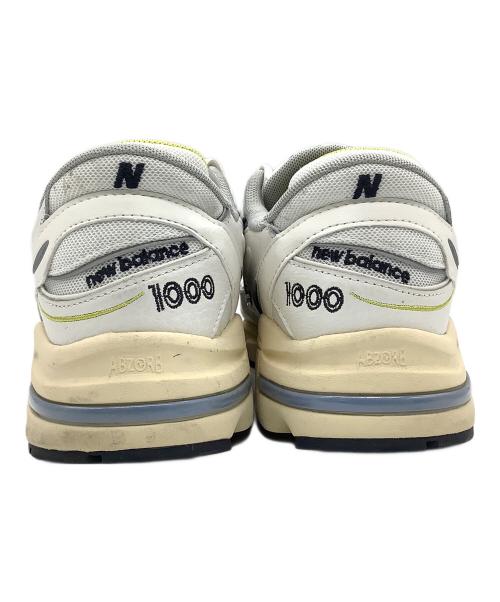 NEW BALANCE（ニューバランス）NEW BALANCE (ニューバランス) ローカットスニーカー ブルー×ホワイト サイズ:27.5㎝の古着・服飾アイテム