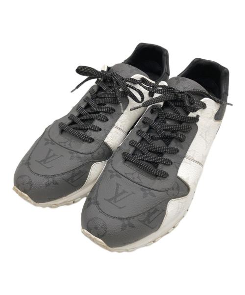 LOUIS VUITTON（ルイ ヴィトン）LOUIS VUITTON (ルイ ヴィトン) ランアウェイ・ライン スニーカー グレー×ホワイト サイズ:SIZE9の古着・服飾アイテム