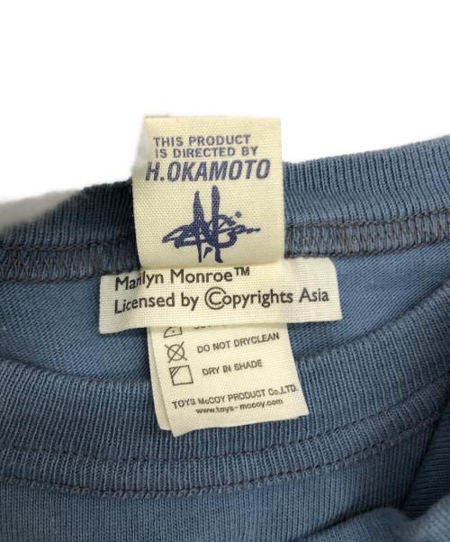 TOYS MCCOY（トイズマッコイ）TOYS McCOY (トイズマッコイ) 半袖カットソー ブルー サイズ:Sの古着・服飾アイテム