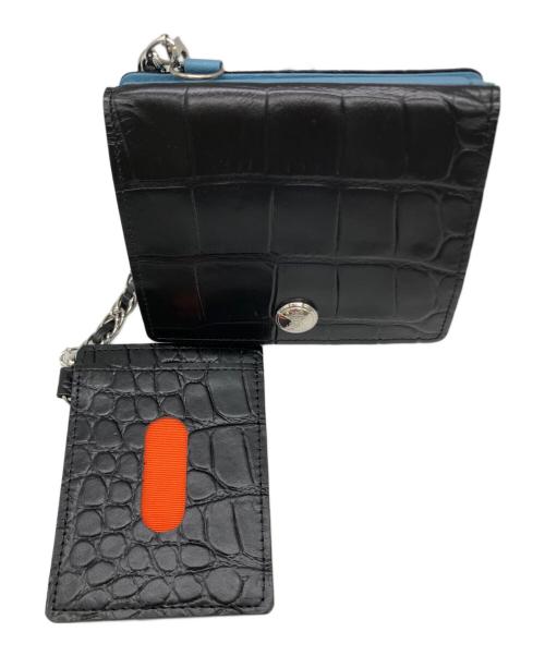 A.D.M.J.（エーディーエムジェイ）A.D.M.J. (エーディーエムジェイ) 3つ折り財布 ブラックの古着・服飾アイテム