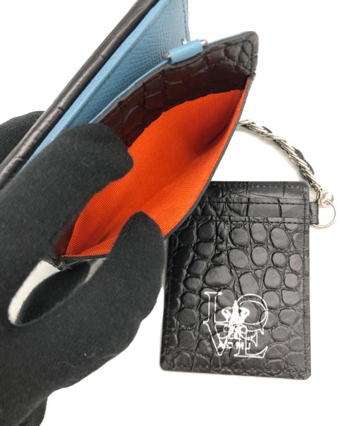 A.D.M.J.（エーディーエムジェイ）A.D.M.J. (エーディーエムジェイ) 3つ折り財布 ブラックの古着・服飾アイテム