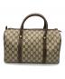 GUCCI (グッチ) PVCボストンバッグ ブラウン：29000円