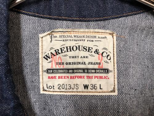 WAREHOUSE（ウエアハウス）WAREHOUSE (ウエアハウス) JUNKYSTYLE (ジャンキースタイル) デニムジャケット インディゴ サイズ:36の古着・服飾アイテム