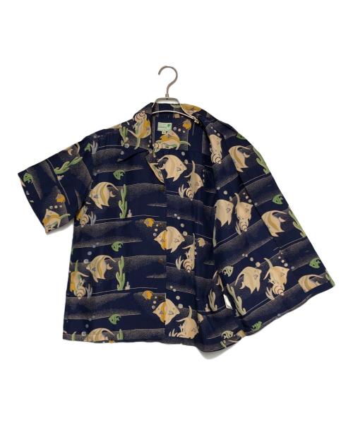 Sun Surf（サンサーフ）Sun Surf (サンサーフ) アロハシャツ ネイビー サイズ:Sの古着・服飾アイテム
