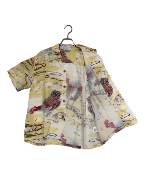 Sun Surf（サンサーフ）Sun Surf (サンサーフ) アロハシャツ イエロー×ホワイト サイズ:Sの古着・服飾アイテム