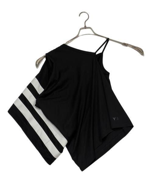Y-3（ワイスリー）Y-3 (ワイスリー) タンクトップ ブラック×ホワイト サイズ:SIZE XSの古着・服飾アイテム