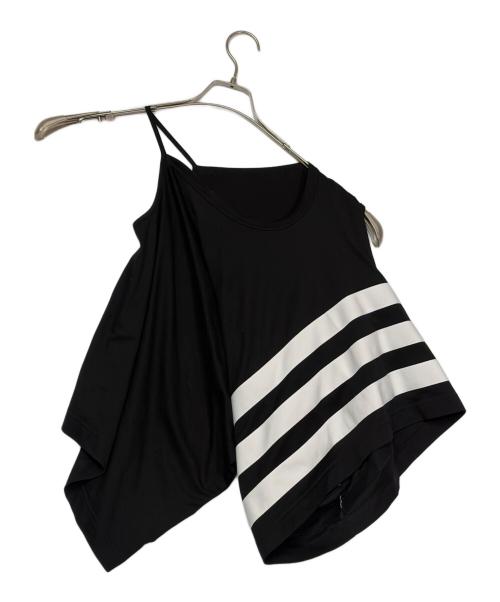 Y-3（ワイスリー）Y-3 (ワイスリー) タンクトップ ブラック×ホワイト サイズ:SIZE XSの古着・服飾アイテム