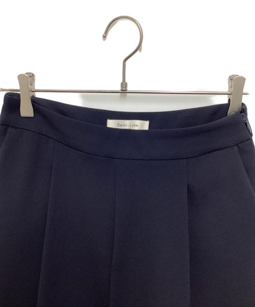 Demi-Luxe Beams（デミルクス ビームス）Demi-Luxe Beams (デミルクス ビームス) トリアセテートレーヨン 1タック パンツ ネイビー サイズ:36の古着・服飾アイテム