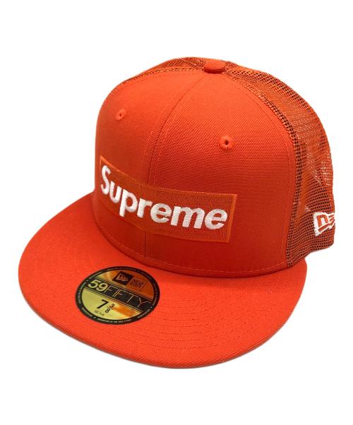 New Era（ニューエラ）New Era (ニューエラ) SUPREME (シュプリーム) キャップ オレンジの古着・服飾アイテム