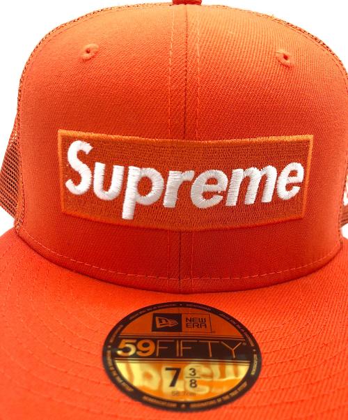 New Era（ニューエラ）New Era (ニューエラ) SUPREME (シュプリーム) キャップ オレンジの古着・服飾アイテム