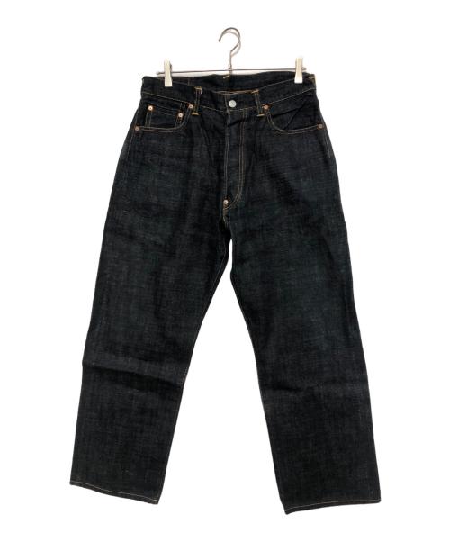 EVISU（エヴィス）EVISU (エビス) LUCKY STRIKE (ラッキーストライク) ボタンフライデニムパンツ インディゴ サイズ:W34×L25の古着・服飾アイテム