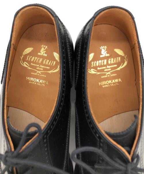 SCOTCH GRAIN（スコッチグレイン）SCOTCH GRAIN (スコッチグレイン) セミブローグシューズ ブラック サイズ:25.5㎝の古着・服飾アイテム