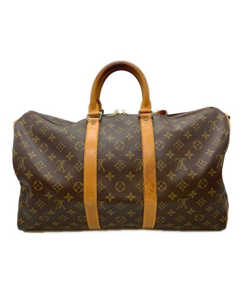 LOUIS VUITTON（ルイ ヴィトン）LOUIS VUITTON (ルイ ヴィトン) キーポル・バンドリエール45 ブラウンの古着・服飾アイテム