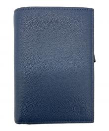 LANVIN COLLECTION（ランバンコレクション）の古着「2つ折り財布 クウルールドヴァン」｜ネイビー