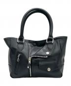 Schottショット）の古着「ミニ ライダース トートバッグ」｜ブラック