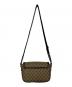 GUCCI (グッチ) フラップショルダーバッグ ベージュ×ブラウン：76000円