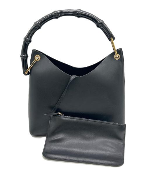 GUCCI（グッチ）GUCCI (グッチ) ワンショルダーバッグ ブラックの古着・服飾アイテム