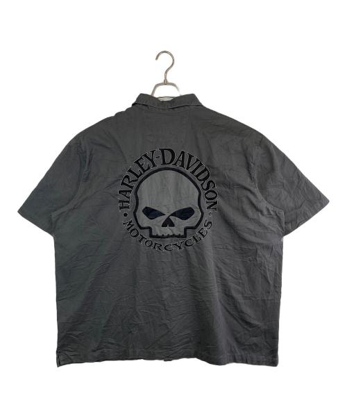 HARLEY-DAVIDSON（ハーレーダビッドソン）HARLEY-DAVIDSON (ハーレーダビッドソン) ワークシャツ グレー サイズ:3XLの古着・服飾アイテム