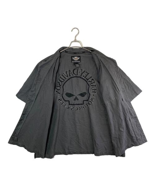 HARLEY-DAVIDSON（ハーレーダビッドソン）HARLEY-DAVIDSON (ハーレーダビッドソン) ワークシャツ グレー サイズ:3XLの古着・服飾アイテム