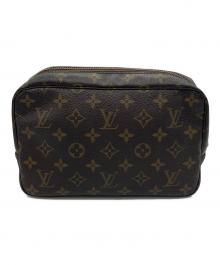 LOUIS VUITTON（ルイ ヴィトン）の古着「トゥルーストワレット23/コスメポーチ」｜ブラウン