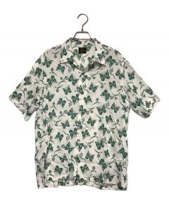 中古・古着通販】Needles (ニードルズ) 半袖シャツ ブラック×パープル