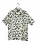 Needles（ニードルズ）の古着「半袖シャツ」｜ホワイト×グリーン