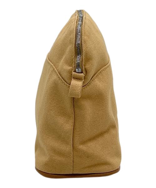 HERMES（エルメス）HERMES (エルメス) ボリードポーチ25 ベージュの古着・服飾アイテム