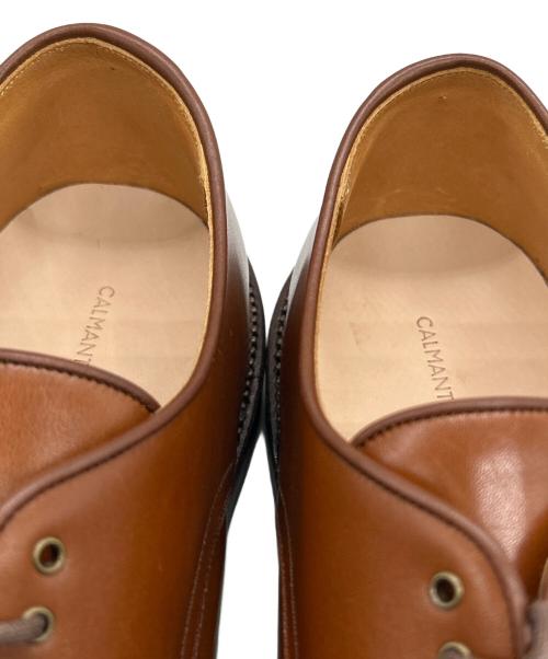 CALMANTHOLOGY（カルマンソロジー）CALMANTHOLOGY (カルマンソロジー) プレーントゥダービーシューズ ブラウン サイズ:UK8（26.5cm）の古着・服飾アイテム