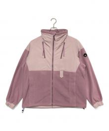 Y(dot) BY NORDISK（ワイドット バイ ノルディスク）の古着「スタンドネックフリースジャケット」｜ピンク