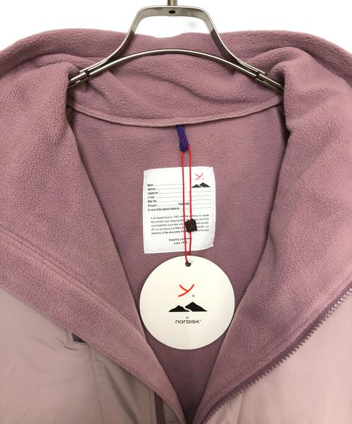 Y(dot) BY NORDISK（ワイドット バイ ノルディスク）Y(dot) BY NORDISK (ワイドット バイ ノルディスク) スタンドネックフリースジャケット ピンク サイズ:S 未使用品の古着・服飾アイテム