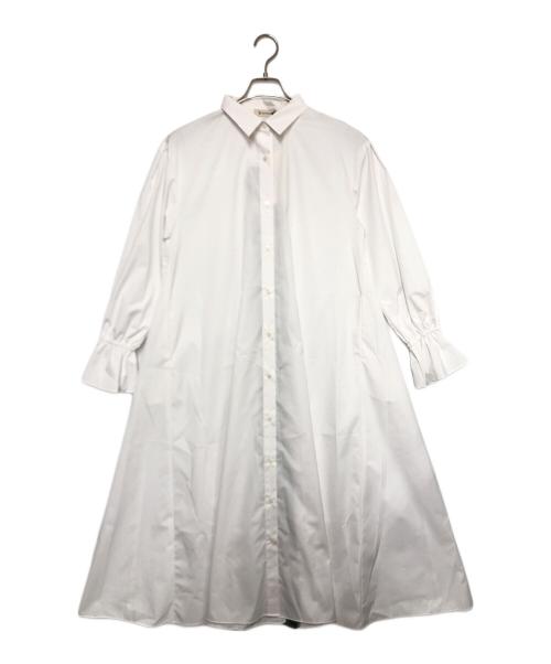 BLACK LABEL CRESTBRIDGE（ブラックレーベル クレストブリッジ）BLACK LABEL CRESTBRIDGE (ブラックレーベル クレストブリッジ) バックチェック切替シャツワンピース ホワイト サイズ:M 未使用品の古着・服飾アイテム