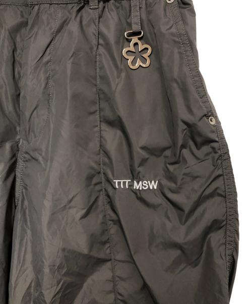 TTT MSW（ティー）TTT MSW (ティー) New standard wide pants グレー サイズ:Mの古着・服飾アイテム