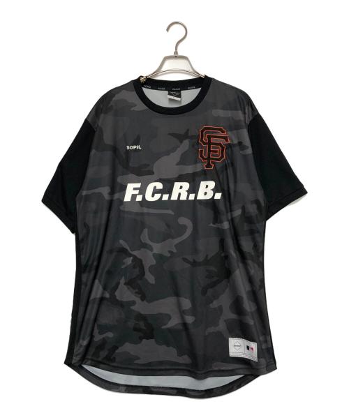 F.C.R.B.（エフシーレアルブリストル）F.C.R.B. (エフシーレアルブリストル) SOPH. (ソフ) ゲームシャツ ブラック×グレー サイズ:LLの古着・服飾アイテム