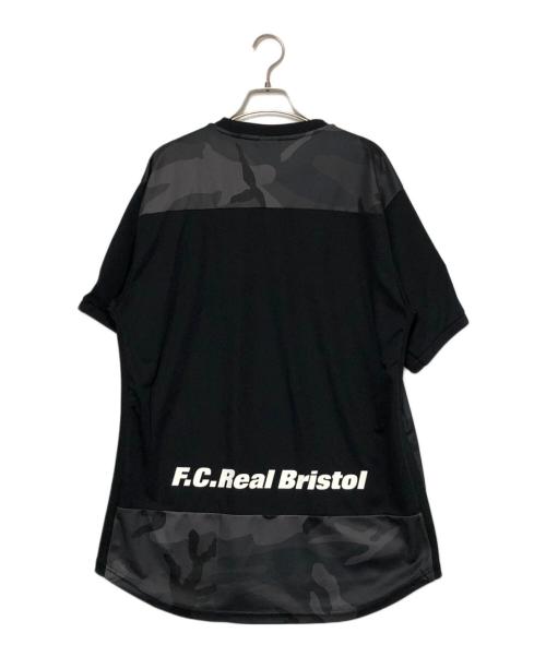 F.C.R.B.（エフシーレアルブリストル）F.C.R.B. (エフシーレアルブリストル) SOPH. (ソフ) ゲームシャツ ブラック×グレー サイズ:LLの古着・服飾アイテム