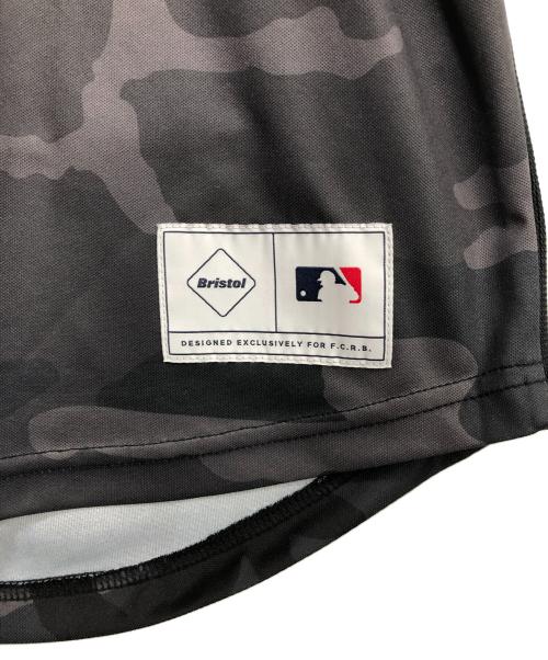 F.C.R.B.（エフシーレアルブリストル）F.C.R.B. (エフシーレアルブリストル) SOPH. (ソフ) ゲームシャツ ブラック×グレー サイズ:LLの古着・服飾アイテム