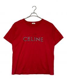 CELINE（セリーヌ）の古着「スタッツTシャツ」｜レッド