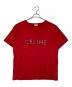 CELINE（セリーヌ）の古着「スタッツTシャツ」｜レッド