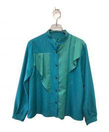 UNITED TOKYO（ユナイテッドトーキョー）の古着「長袖ブラウス」｜グリーン