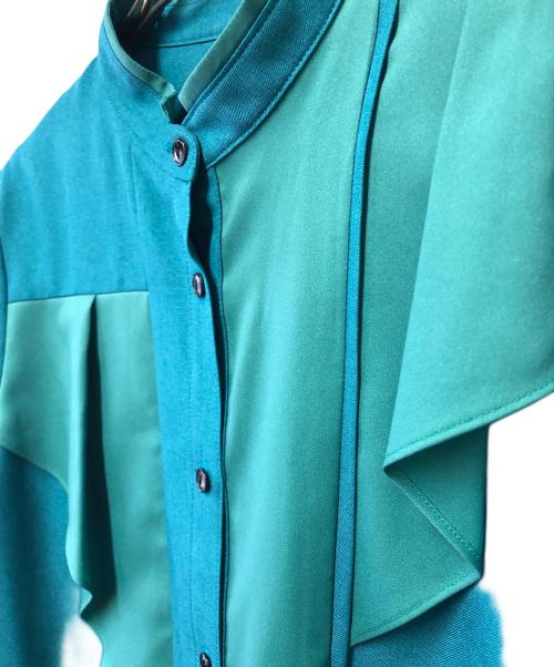 UNITED TOKYO（ユナイテッドトーキョー）UNITED TOKYO (ユナイテッドトーキョー) 長袖ブラウス グリーン サイズ:FREEの古着・服飾アイテム