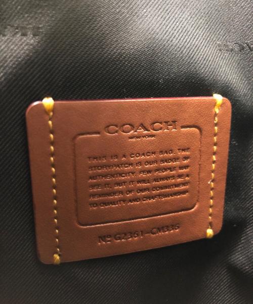 COACH（コーチ）COACH (コーチ) 2WAYショルダーバッグ ブラックの古着・服飾アイテム