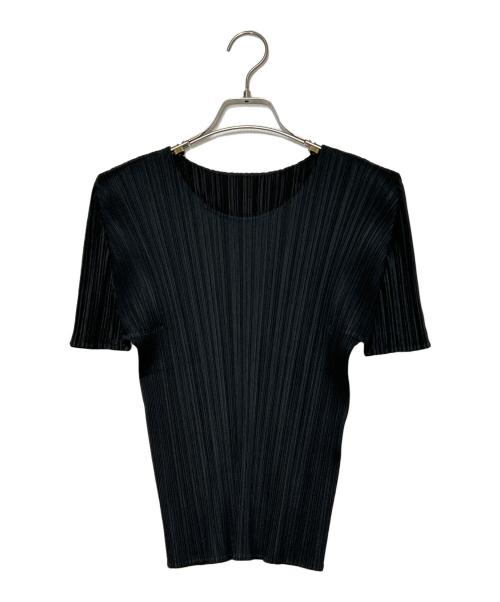 PLEATS PLEASE（プリーツプリーズ）PLEATS PLEASE (プリーツプリーズ) プリーツカットソー ブラック サイズ:SIZE Freeの古着・服飾アイテム