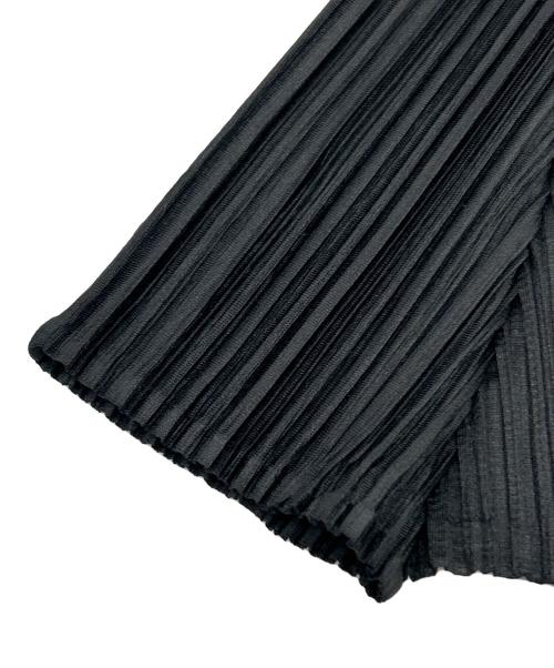 PLEATS PLEASE（プリーツプリーズ）PLEATS PLEASE (プリーツプリーズ) プリーツカットソー ブラック サイズ:SIZE Freeの古着・服飾アイテム
