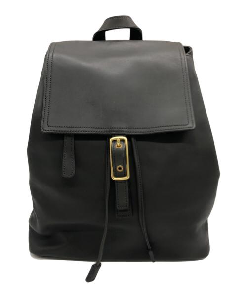 COACH（コーチ）COACH (コーチ) レザーリュック ブラックの古着・服飾アイテム