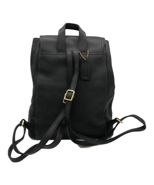 COACH（コーチ）COACH (コーチ) レザーリュック ブラックの古着・服飾アイテム