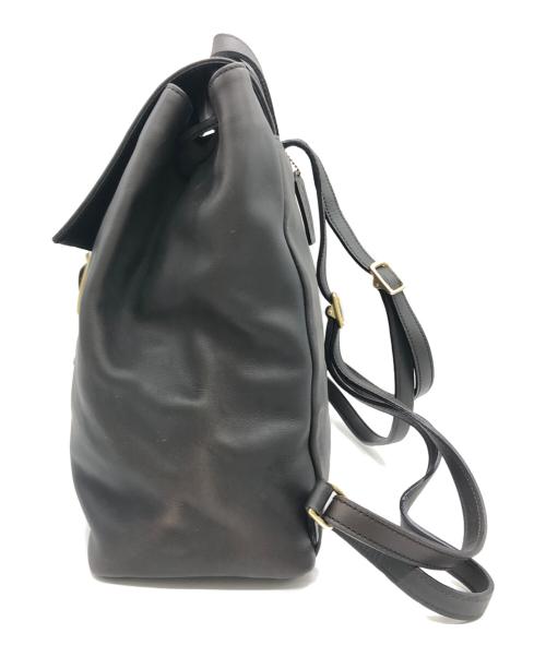 COACH（コーチ）COACH (コーチ) レザーリュック ブラックの古着・服飾アイテム