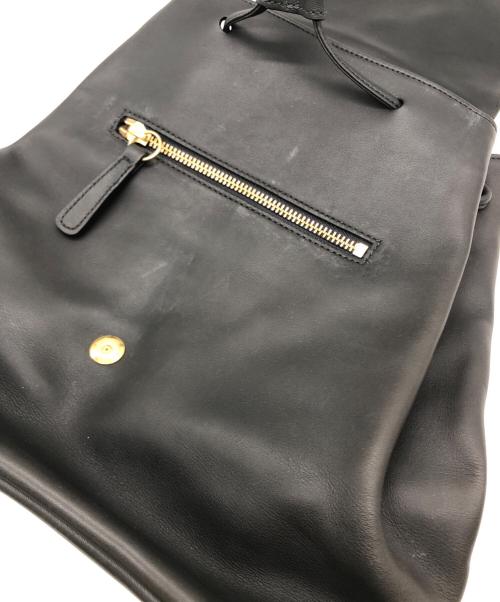 COACH（コーチ）COACH (コーチ) レザーリュック ブラックの古着・服飾アイテム