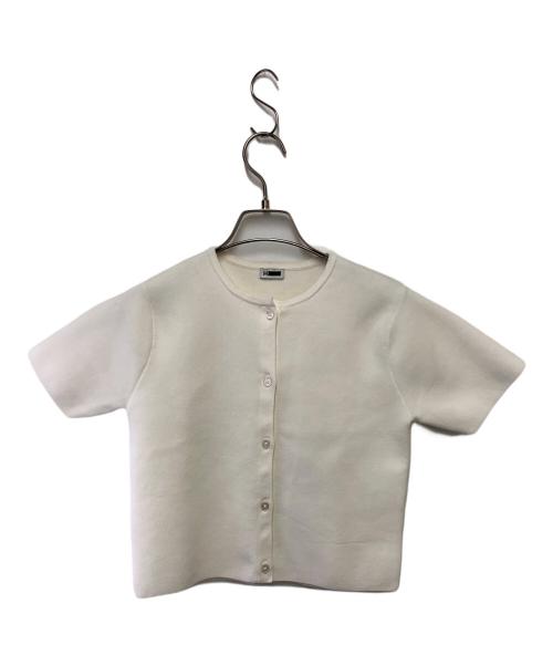 H BEAUTY&YOUTH（エイチ ビューティー&ユース）H BEAUTY&YOUTH (エイチ ビューティー&ユース) 薄手カーディガン ホワイト サイズ:SIZE Freeの古着・服飾アイテム